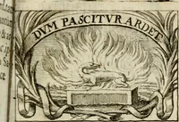 An illustration from Sacra mystarum hebdomada, sive, Quotidiana pro sacerdotibus piè celebrandi : septenaria verò pro laicis, devotè communicandi formula, sacris, è litteris (1700)