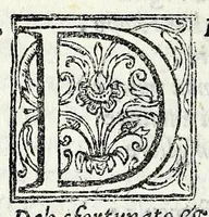 An illustration from Sacra rappresentazione di sette beati fondatori della religione de' Servi (1592)
