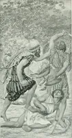 An illustration from Sacred art; the Bible story pictured by eminent modern painters; (1903)