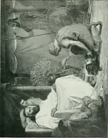 An illustration from Sacred art; the Bible story pictured by eminent modern painters; (1903)