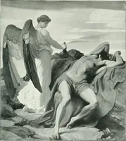 An illustration from Sacred art; the Bible story pictured by eminent modern painters; (1903)