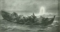 An illustration from Sacred art; the Bible story pictured by eminent modern painters; (1903)