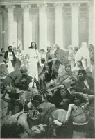 An illustration from Sacred art; the Bible story pictured by eminent modern painters; (1903)