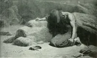 An illustration from Sacred art; the Bible story pictured by eminent modern painters; (1903)