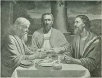 An illustration from Sacred art; the Bible story pictured by eminent modern painters; (1903)