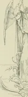 An illustration from Sacred and legendary art : containing legends of the angels and archangels, the evangelists, the apostles, the doctors of the Church and St. Mary Magdalene as represented in the fine arts (1911)