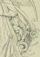 An illustration from Sacred and legendary art : containing legends of the angels and archangels, the evangelists, the apostles, the doctors of the Church and St. Mary Magdalene as represented in the fine arts (1911)