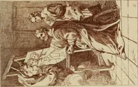 An illustration from Sacred and legendary art : containing legends of the angels and archangels, the evangelists, the apostles, the doctors of the Church and St. Mary Magdalene as represented in the fine arts (1911)