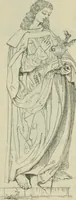 An illustration from Sacred and legendary art : containing legends of the angels and archangels, the evangelists, the apostles, the doctors of the Church and St. Mary Magdalene as represented in the fine arts (1911)