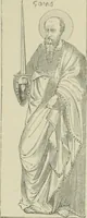Picture 75 of 112 from Sacred and legendary art : containing legends of the angels and archangels, the evangelists, the apostles, the doctors of the Church and St. Mary Magdalene as represented in the fine arts (1911), leaf 220