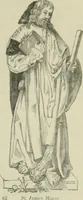 Picture 89 of 112 from Sacred and legendary art : containing legends of the angels and archangels, the evangelists, the apostles, the doctors of the Church and St. Mary Magdalene as represented in the fine arts (1911), leaf 284