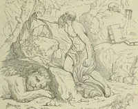 Picture 96 of 112 from Sacred and legendary art : containing legends of the angels and archangels, the evangelists, the apostles, the doctors of the Church and St. Mary Magdalene as represented in the fine arts (1911), leaf 330