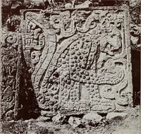 An illustration from Sacred mysteries among the Mayas and the Quiches, 11,500 years ago ; their relation to the sacred mysteries of Egypt, Greece, Chaldea and India; Free Masonry in times anterior to the Temple of Solomon (1909)