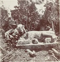 An illustration from Sacred mysteries among the Mayas and the Quiches, 11,500 years ago ; their relation to the sacred mysteries of Egypt, Greece, Chaldea and India; Free Masonry in times anterior to the Temple of Solomon (1909)