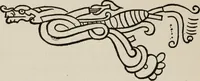 An illustration from Sacred mysteries among the Mayas and the Quiches, 11,500 years ago ; their relation to the sacred mysteries of Egypt, Greece, Chaldea and India; Free Masonry in times anterior to the Temple of Solomon (1909)
