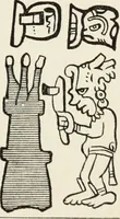 An illustration from Sacred mysteries among the Mayas and the Quiches, 11,500 years ago ; their relation to the sacred mysteries of Egypt, Greece, Chaldea and India; Free Masonry in times anterior to the Temple of Solomon (1909)