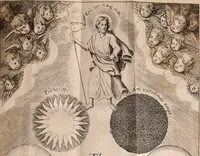 An illustration from The Sacred theory of the earth : containing an account of the original of the earth and of all the general changes which it hath already undergone, or is to undergo, till the consumation of all things (1719)