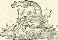 An illustration from Sacre et couronnement de Louis XVI roi de France et de Navarre à Rheims, le 11 juin 1775 : précédé de Recherches sur le sacre des rois de France, depuis Clovis jusqu'a Louis XV : et suivi d'un Journal historique de ce qui s'est passé a cette auguste cérémonie : enrichi d'un très-grand nombre de figures en taille-douce, gravées par le sieur Patas, avec leurs explications (1775)