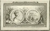 Picture 52 of 95 from Sacre et couronnement de Louis XVI roi de France et de Navarre à Rheims, le 11 juin 1775 : précédé de Recherches sur le sacre des rois de France, depuis Clovis jusqu'a Louis XV : et suivi d'un Journal historique de ce qui s'est passé a cette auguste cérémonie : enrichi d'un très-grand nombre de figures en taille-douce, gravées par le sieur Patas, avec leurs explications (1775), leaf 237