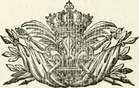 An illustration from Sacre et couronnement de Louis XVI roi de France et de Navarre à Rheims, le 11 juin 1775 : précédé de Recherches sur le sacre des rois de France, depuis Clovis jusqu'a Louis XV : et suivi d'un Journal historique de ce qui s'est passé a cette auguste cérémonie : enrichi d'un très-grand nombre de figures en taille-douce, gravées par le sieur Patas, avec leurs explications (1775)
