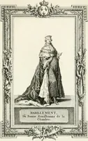 Picture 70 of 95 from Sacre et couronnement de Louis XVI roi de France et de Navarre à Rheims, le 11 juin 1775 : précédé de Recherches sur le sacre des rois de France, depuis Clovis jusqu'a Louis XV : et suivi d'un Journal historique de ce qui s'est passé a cette auguste cérémonie : enrichi d'un très-grand nombre de figures en taille-douce, gravées par le sieur Patas, avec leurs explications (1775), leaf 326