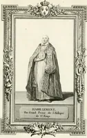 Picture 89 of 95 from Sacre et couronnement de Louis XVI roi de France et de Navarre à Rheims, le 11 juin 1775 : précédé de Recherches sur le sacre des rois de France, depuis Clovis jusqu'a Louis XV : et suivi d'un Journal historique de ce qui s'est passé a cette auguste cérémonie : enrichi d'un très-grand nombre de figures en taille-douce, gravées par le sieur Patas, avec leurs explications (1775), leaf 376