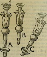 An illustration from Sacrorum elaeochrismaton myrothecium sacroprophanum : in quo ex antiquis Graecis at Latinis scriptoribus quidquid ad nomina, antiquitatem, vsum & abusum oleorum & vnguentorum ex sacris habetur litteris dilucidè explicatur (1625)