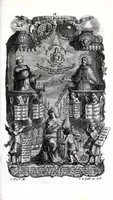 An illustration from Sacrosancta theologia universa : sacris bibliorum figuris illustrata, symbolis adumbrata, assertis scholasticis, dogmaticis, moralibus elucidata, iconismis aeneis exhibita : ... (1738)