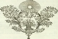 An illustration from Sacrosanctus Evangeliorum codex S. Eusebii Magni, episcopi et martyris, manu exaratus, ex autographo Basilicae vercellensis, ad unguem exhibitus, nunc primum in lucem prodit, opera et studio Joannis Andreae Irici Tridinensis, Collegii Ambrosiani Doctoris, cum ejusdem praefatione, notis, & concordantibus aliorum codicum, & ss. pp. lectionibus (1748)