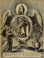 Picture 39 of 138 from Sacrum Oratorium piarum imaginum Immaculatae Mariae et animae creatae ac baptismo, poenitentia, et eucharistia innouatae : ars noua bene viuendi et moriendi, sacris piarum imaginum emblematis figurata & illustrata (1634), leaf 120