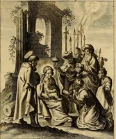 Picture 55 of 138 from Sacrum Oratorium piarum imaginum Immaculatae Mariae et animae creatae ac baptismo, poenitentia, et eucharistia innouatae : ars noua bene viuendi et moriendi, sacris piarum imaginum emblematis figurata & illustrata (1634), leaf 250