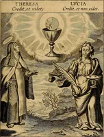 Picture 99 of 138 from Sacrum Oratorium piarum imaginum Immaculatae Mariae et animae creatae ac baptismo, poenitentia, et eucharistia innouatae : ars noua bene viuendi et moriendi, sacris piarum imaginum emblematis figurata & illustrata (1634), leaf 586