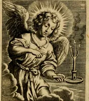 Picture 106 of 138 from Sacrum Oratorium piarum imaginum Immaculatae Mariae et animae creatae ac baptismo, poenitentia, et eucharistia innouatae : ars noua bene viuendi et moriendi, sacris piarum imaginum emblematis figurata & illustrata (1634), leaf 699