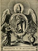 Picture 31 of 120 from Sacrvm oratorivm piarvm imaginvm immacvlatae Mariae et animae creatae : ac baptismo, poenitentia, et evcharistia innovatae : ars nova bene vivendi et moriende, sacris piarum imaginum emblematis figurata & illustrata (1634), leaf 122