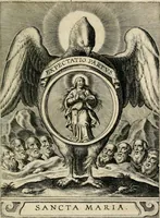 Picture 35 of 120 from Sacrvm oratorivm piarvm imaginvm immacvlatae Mariae et animae creatae : ac baptismo, poenitentia, et evcharistia innovatae : ars nova bene vivendi et moriende, sacris piarum imaginum emblematis figurata & illustrata (1634), leaf 142