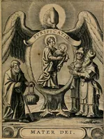 Picture 37 of 120 from Sacrvm oratorivm piarvm imaginvm immacvlatae Mariae et animae creatae : ac baptismo, poenitentia, et evcharistia innovatae : ars nova bene vivendi et moriende, sacris piarum imaginum emblematis figurata & illustrata (1634), leaf 152