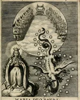 Picture 14 of 120 from Sacrvm oratorivm piarvm imaginvm immacvlatae Mariae et animae creatae : ac baptismo, poenitentia, et evcharistia innovatae : ars nova bene vivendi et moriende, sacris piarum imaginum emblematis figurata & illustrata (1634), leaf 44