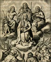 Picture 92 of 120 from Sacrvm oratorivm piarvm imaginvm immacvlatae Mariae et animae creatae : ac baptismo, poenitentia, et evcharistia innovatae : ars nova bene vivendi et moriende, sacris piarum imaginum emblematis figurata & illustrata (1634), leaf 624