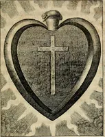 An illustration from Sacrvm oratorivm piarvm imaginvm immacvlatae Mariae et animae creatae : ac baptismo, poenitentia, et evcharistia innovatae : ars nova bene vivendi et moriende, sacris piarum imaginum emblematis figurata & illustrata (1634)