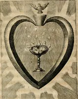 An illustration from Sacrvm oratorivm piarvm imaginvm immacvlatae Mariae et animae creatae : ac baptismo, poenitentia, et evcharistia innovatae : ars nova bene vivendi et moriende, sacris piarum imaginum emblematis figurata & illustrata (1634)