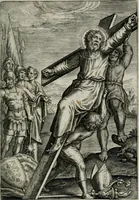 Picture 32 of 43 from Sacrvm sanctvarivm crvcis et patientiae crvcifixorvm et crvciferorvm, emblematicis imaginibvs laborantivm et aegrotantivm ornatvm: artifices gloriosi novae artis bene vivendi et moriendi (1634), leaf 116
