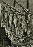 An illustration from Sacrvm sanctvarivm crvcis et patientiae crvcifixorvm et crvciferorvm, emblematicis imaginibvs laborantivm et aegrotantivm ornatvm: artifices gloriosi novae artis bene vivendi et moriendi (1634)