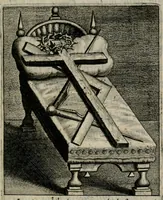 Picture 7 of 43 from Sacrvm sanctvarivm crvcis et patientiae crvcifixorvm et crvciferorvm, emblematicis imaginibvs laborantivm et aegrotantivm ornatvm: artifices gloriosi novae artis bene vivendi et moriendi (1634), leaf 22