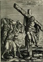 Picture 17 of 43 from Sacrvm sanctvarivm crvcis et patientiae crvcifixorvm et crvciferorvm, emblematicis imaginibvs laborantivm et aegrotantivm ornatvm: artifices gloriosi novae artis bene vivendi et moriendi (1634), leaf 62