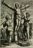 Picture 22 of 74 from Sacrvm sanctvarivm crvcis et patientiae crvcifixorvm et crvciferorvm, emblematicis imaginibvs laborantivm et aegrotantivm ornatvm: artifices gloriosi novae artis bene vivendi et moriendi (1634), leaf 114