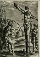 Picture 29 of 74 from Sacrvm sanctvarivm crvcis et patientiae crvcifixorvm et crvciferorvm, emblematicis imaginibvs laborantivm et aegrotantivm ornatvm: artifices gloriosi novae artis bene vivendi et moriendi (1634), leaf 146