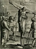 Picture 32 of 74 from Sacrvm sanctvarivm crvcis et patientiae crvcifixorvm et crvciferorvm, emblematicis imaginibvs laborantivm et aegrotantivm ornatvm: artifices gloriosi novae artis bene vivendi et moriendi (1634), leaf 162