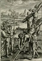 Picture 3 of 74 from Sacrvm sanctvarivm crvcis et patientiae crvcifixorvm et crvciferorvm, emblematicis imaginibvs laborantivm et aegrotantivm ornatvm: artifices gloriosi novae artis bene vivendi et moriendi (1634), leaf 20