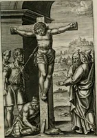 Picture 73 of 74 from Sacrvm sanctvarivm crvcis et patientiae crvcifixorvm et crvciferorvm, emblematicis imaginibvs laborantivm et aegrotantivm ornatvm: artifices gloriosi novae artis bene vivendi et moriendi (1634), leaf 376