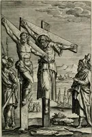 Picture 18 of 74 from Sacrvm sanctvarivm crvcis et patientiae crvcifixorvm et crvciferorvm, emblematicis imaginibvs laborantivm et aegrotantivm ornatvm: artifices gloriosi novae artis bene vivendi et moriendi (1634), leaf 94